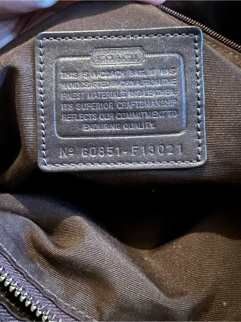 Coach Pink Signature Canvas Tote with Dark Brown Leather Accents